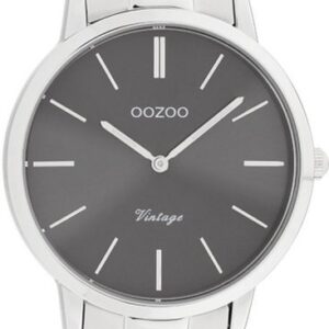 OOZOO Quarzuhr "Oozoo Damen Armbanduhr silber Analog", (Armbanduhr), Damenuhr rund, mittel (ca. 38mm), Edelstahlarmband, Fashion-Style