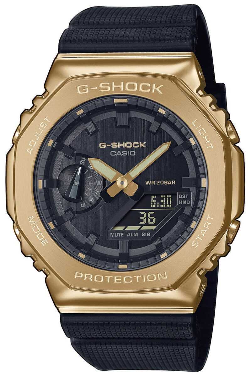 Casio GM-2100G-1A9ER G-Shock Classic Herrenuhr Schwarz/Goldfarben