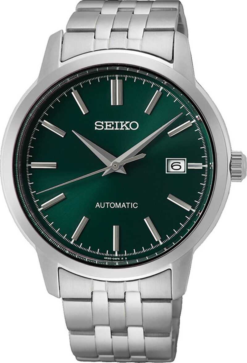 Seiko SRPH89K1 Herren-Armbanduhr Automatik Stahl/Grün