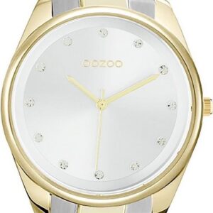 OOZOO Quarzuhr "Oozoo Damen Armbanduhr Timepieces", (Armbanduhr), Damenuhr rund, mittel (ca. 38mm), Edelstahlarmband, Casual-Style