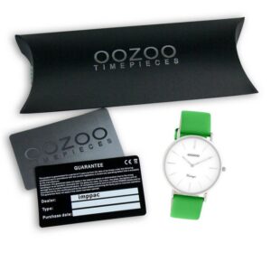 OOZOO Quarzuhr "Oozoo Damen Armbanduhr Vintage Series", (Armbanduhr), Damenuhr rund, groß (ca. 40mm), Lederarmband, Fashion-Style
