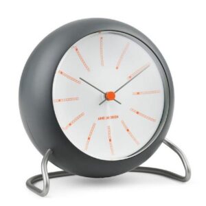 Rosendahl Uhr "Tischuhr Arne Jacobsen Bankers Dunkelgrau"