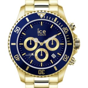 Ice Watch® ICE steel - blue - Medium - CH Chronograph Damenuhr - 017674 - Quarz-Uhrwerk - Chronograph