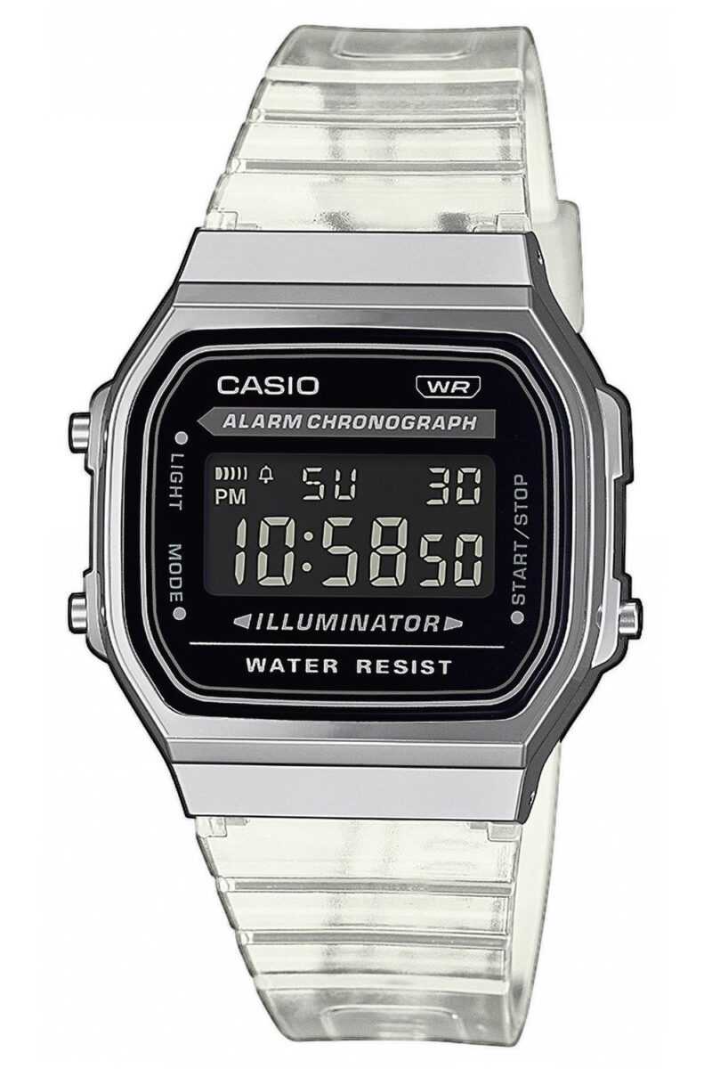 Casio A168XES-1BEF Vintage Iconic Digitaluhr Transparent