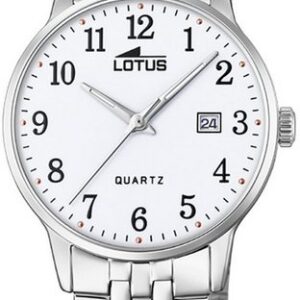 Lotus Quarzuhr LOTUS Damen Uhr Elegant 18698/1, (Armbanduhr), Damenuhr rund, klein (ca. 30mm) Edelstahlarmband silber