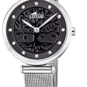 Lotus Quarzuhr LOTUS Damen Uhr Fashion 18708/3, (Armbanduhr), Damenuhr rund, klein (ca. 29mm) Edelstahlarmband silber