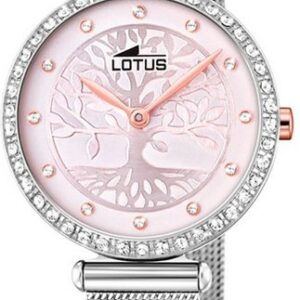 Lotus Quarzuhr LOTUS Damen Uhr Fashion 18709/2, (Armbanduhr), Damenuhr rund, klein (ca. 29mm) Edelstahlarmband silber