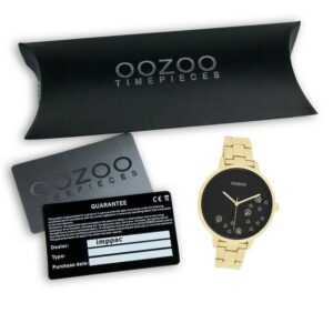 OOZOO Quarzuhr Oozoo Damen Armbanduhr Timepieces Analog, (Armbanduhr), Damenuhr rund, groß (ca. 42mm), Edelstahlarmband, Elegant-Style