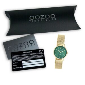 OOZOO Quarzuhr Oozoo Damen Armbanduhr Vintage Series, (Armbanduhr), Damenuhr rund, klein (ca. 28mm) Metall, Mesharmband, Casual-Style
