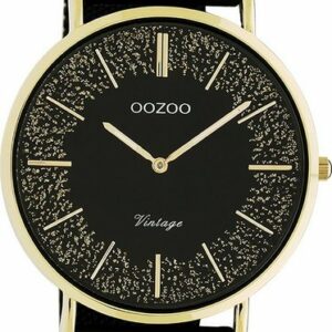 OOZOO Quarzuhr Oozoo Damen Armbanduhr Vintage Series, (Armbanduhr), Damenuhr rund, groß (ca. 40mm) Metall, Mesharmband, Casual-Style
