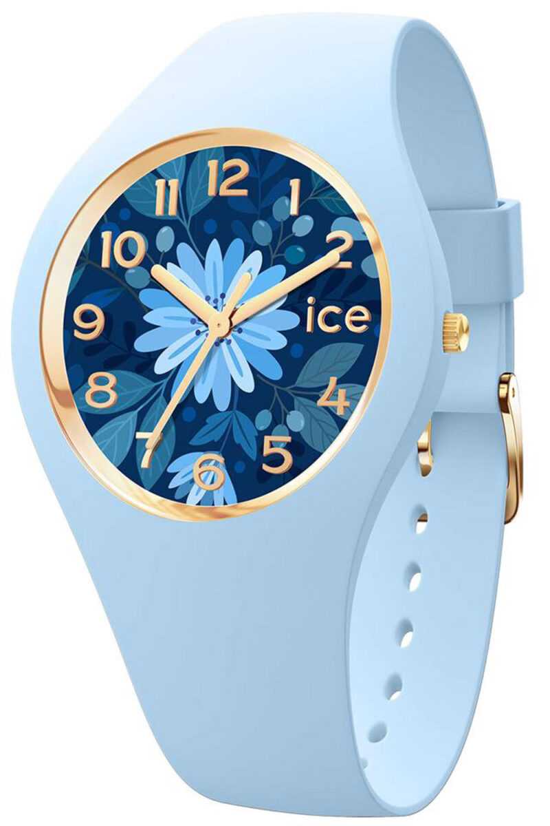 Ice-Watch 021733 Damenuhr ICE Flower S Wasserblau
