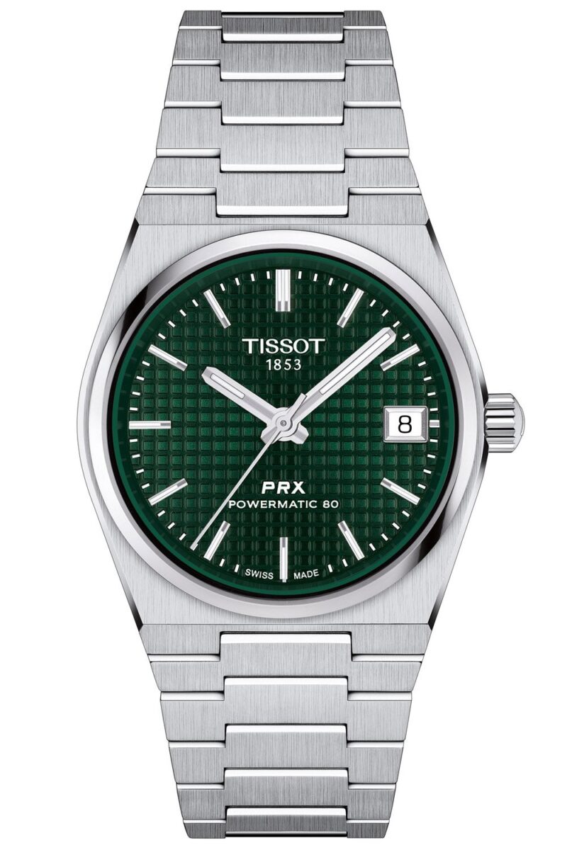 Tissot T137.207.11.091.00 Damen-Armbanduhr Automatik PRX 35 mm Grün