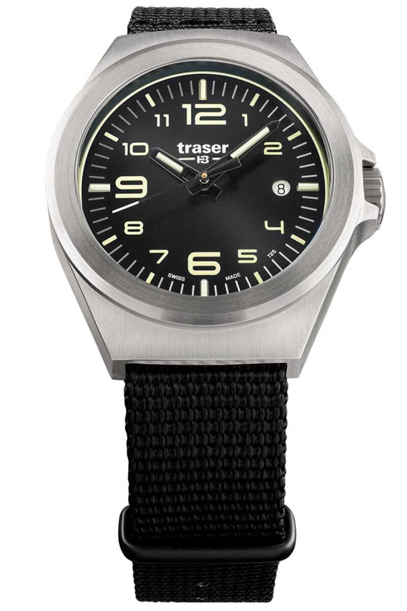 traser H3 108637 Armbanduhr in Unisexgröße P59 Essential S Schwarz