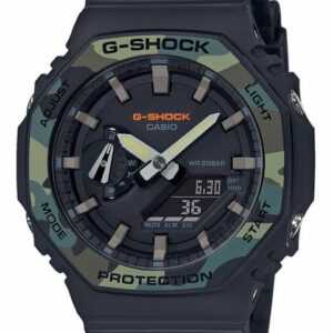 CASIO Chronograph Casio GA-2100SU-1AER G-Shock Herren 45mm 20ATM