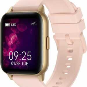 Parsonver Smartwatch (1,69 Zoll, Android iOS), Damenuhr 5ATM Wasserdichter Fitness Tracker 100+ Sportmodi Armbanduhr