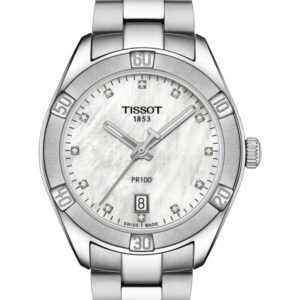TISSOT® PR100 SPORT CHIC Damenuhr - T101.910.11.116.00 - Quarz-Uhrwerk