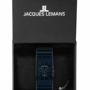 Jacques Lemans Chronograph Jacques Lemans Herren-Uhren Analog Quarz, Klassikuhr