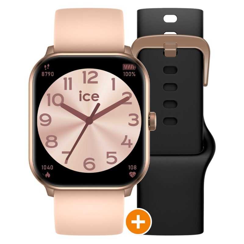 Ice-Watch 022250 Smartwatch ICE Smart One Roségoldfarben Rosa/Schwarz