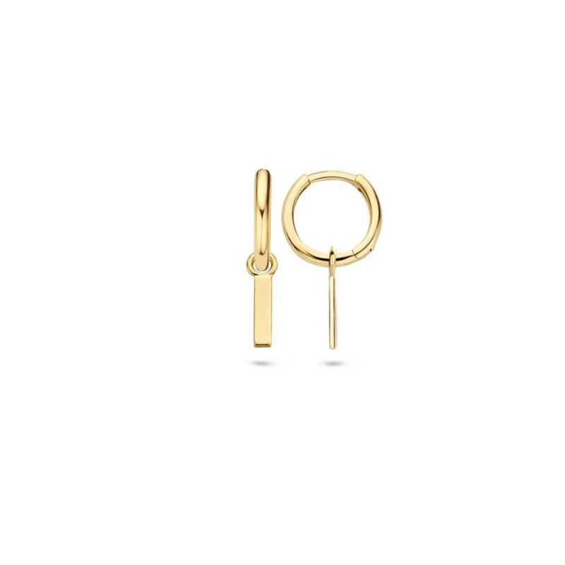 Charm für Creolen 585er Gold (Lieferung ohne Ohrring) passende Ohrringe 7221YGO