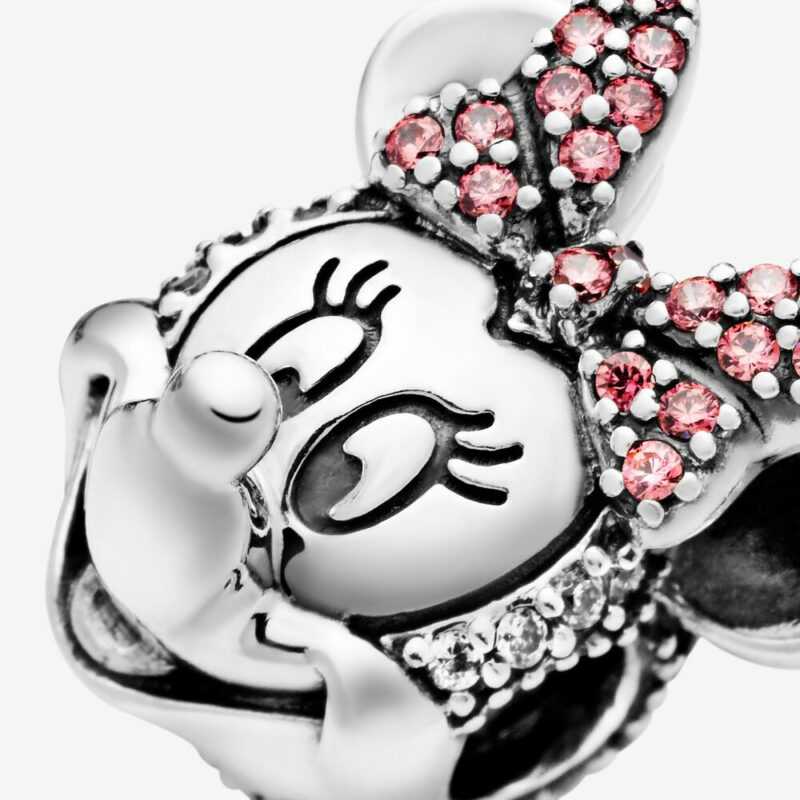 Pandora Disney 797496CZS Clip Charm Shimmering Minnie Portrait Silber