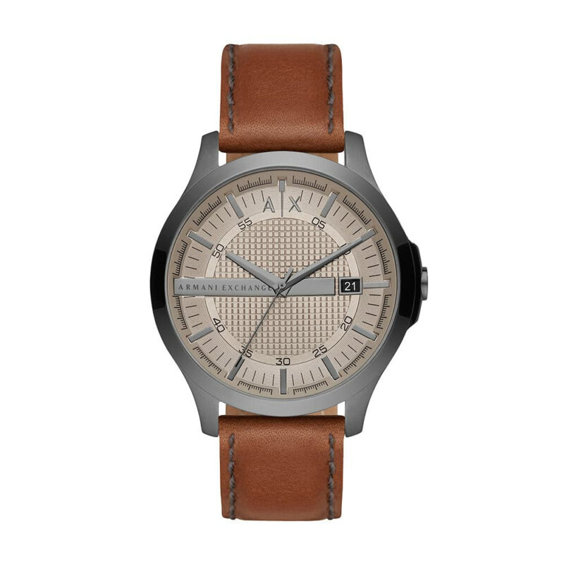 Armani Exchange Herren Quarz 3 Zeiger Uhr mit Armband AX2414