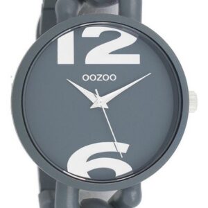 OOZOO Quarzuhr Damenuhr C11268 Grau Kunstoffband 40 mm