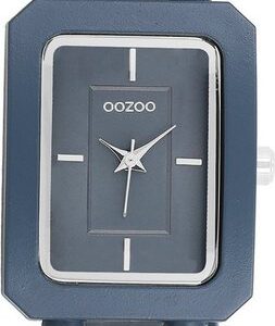 OOZOO Quarzuhr Oozoo Damen Armbanduhr Timepieces Analog, Damenuhr rechteckig, groß (ca 31x24mm) Kunststoffarmband, Fashion