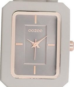 OOZOO Quarzuhr Oozoo Damen Armbanduhr Timepieces Analog, Damenuhr rechteckig, groß (ca. 31x24mm) Kunststoffarmband, Fashion