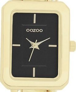 OOZOO Quarzuhr Oozoo Damen Armbanduhr Timepieces Analog, Damenuhr rechteckig, groß (ca. 31x24mm) Metallarmband, Fashion-Style