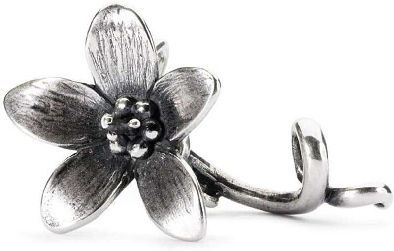 Trollbeads Damen-Charm Blume 925 Silber TAGPE-00061