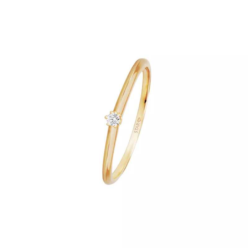 Stardiamant Damen Diamant Ring Größe 54 Gold D819G
