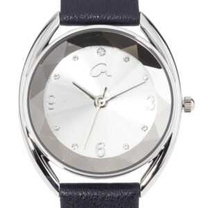 Christian Materne Armband Uhr ""Brilliant Time"", Zirkonia, facettiertes Glas