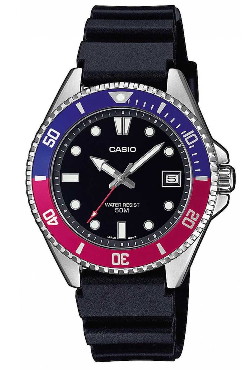 Casio MDV-10-1A2VEF Armbanduhr in Unisexgröße Schwarz