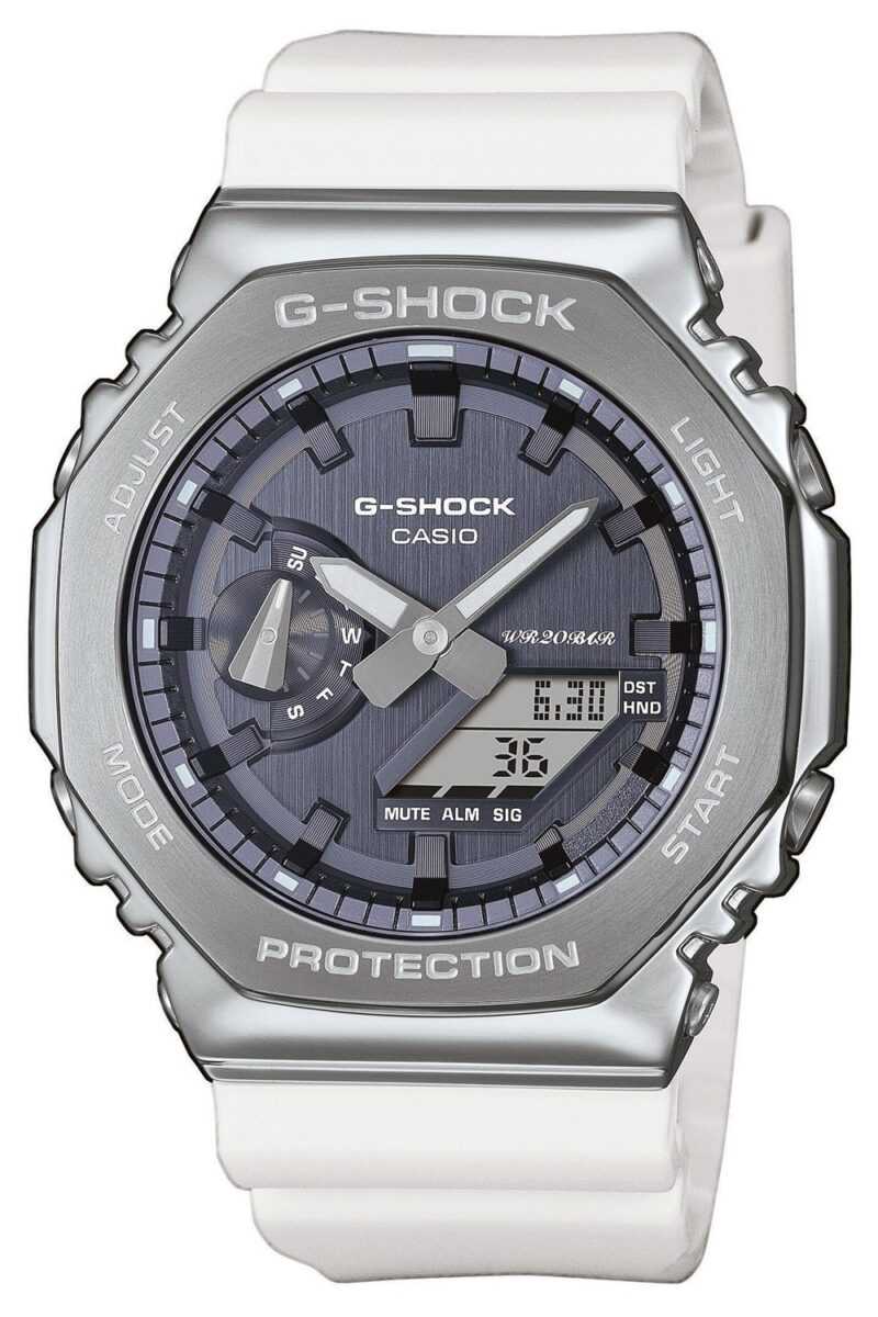 Casio GM-2100WS-7AER G-Shock Classic Herrenuhr Weiß