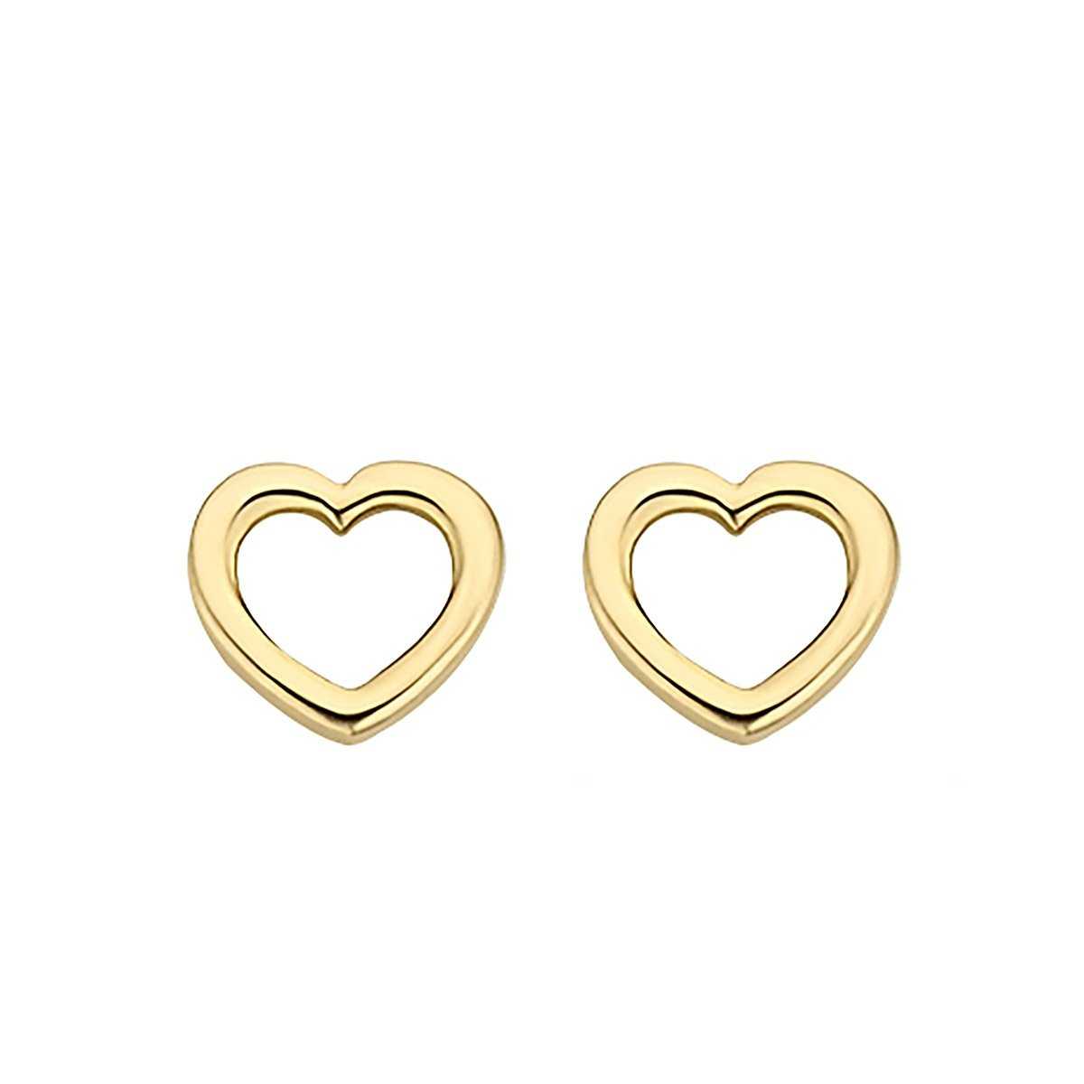 Blush 7246YGO Ohrringe für Damen 585 Gold Herz