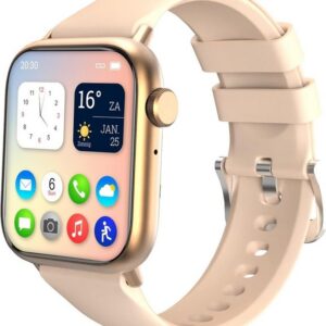 NV Nuvance Smartwatch (1,83 Zoll, Android, iOS), mit Pulsuhr und Fitness Tracker Herzfrequenzmesser IP67 Wasserdicht