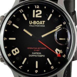 U-Boat Schweizer Uhr U-Boat 9672 Capsoil Doppiotempo SS GMT Herrenuhr 5