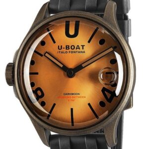 U-Boat Sportuhr U-Boat 9547 Darkmoon Brown Vintage Herrenuhr 40mm