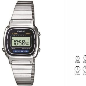 CASIO Quarzuhr Casio Armbanduhr Damenuhr LA670WEA-1EF