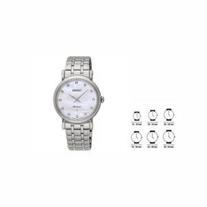 Seiko Quarzuhr Seiko Damen-Edelstahl Armbanduhr Uhr Seiko SXB433P1 Ø30,5mm Quarzuhr A