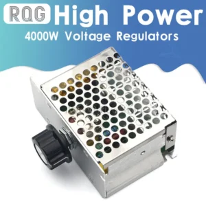 4000W AC 110V-220V SCR Adjustable Motor Speed Controller Control Dimming Dimmers Voltage Regulator Thermostat Import High-power