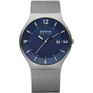 Bering Chronograph BERING / Watch / Solar / Men 14440-007 ZB blau