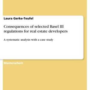 Consequences of selected Basel III regulations for real estate developers