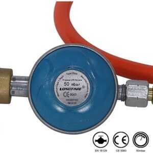 Gasdruckregler 80CM Druckminderer bbq Gasgrill Gasregler Druckregler Regulator - Melko
