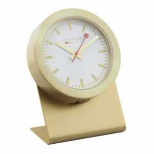 MONDAINE Tischuhr A660.30318.82SBG Magnet Clock Tischuhr Reiseuhr 49 mm Ø Neu