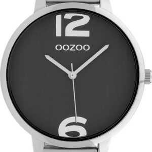 OOZOO Quarzuhr Oozoo Damen Armbanduhr Timepieces Analog, Damenuhr rund, groß (ca. 42mm) Metallarmband, Fashion-Style