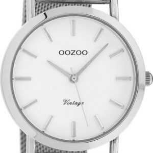 OOZOO Quarzuhr Oozoo Damen Armbanduhr Timepieces Analog, Damenuhr rund, groß (ca. 45mm) Metallarmband, Fashion-Style