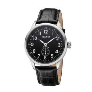 Regent Mechanische Uhr Regent Herren Armbanduhr Leder Handaufzug GM-2201, (1-tlg)