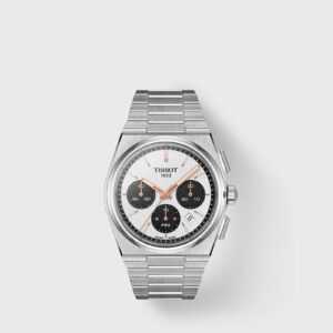 Tissot Prx Automatic Chronograph men Watches silver|white in Größe:ONE SIZE