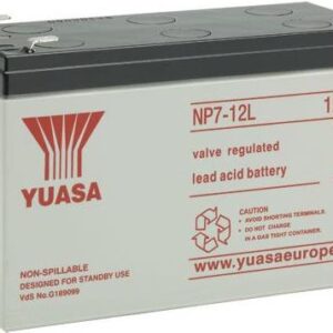Yuasa NP7-12L Valve Regulated Lead Acid (VRLA) 7000mAh 12V Wiederaufladbare Batterie (YUANP7-12L)